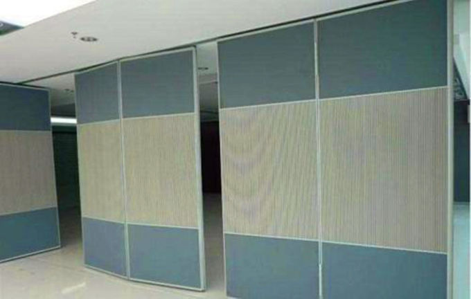 Dinding Partisi Kantor Ringan / Aluminium Bingkai Dinding Partisi Lipat dengan Pintu