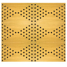 MDF Perforated Wood Acoustic Panels Recording Room Acoustic Absorption Panels