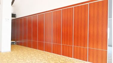 Acoustic Fabric Sliding Hotel Movable Partition Walls with Aluminium Track Roller