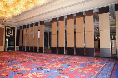Floor to Ceiling Panel Automatic Folding Door / Soundproof Room Dividers