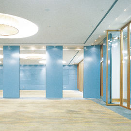85mm Wood Melamine Ruang Konferensi Dinding Partisi Suara Jenis Geser