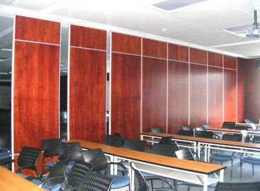 Acoustic Room Dividers / Soundproof Movable Wall Dividers dengan Sliding Track Wheels