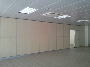 Acoustic Fabric Commercial Operable Partition Walls 6m Tinggi