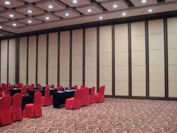 Acoustic Fabric Commercial Operable Partition Walls 6m Tinggi