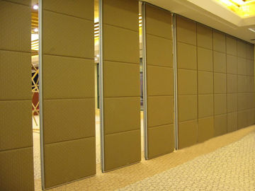 Kulit Hotel Permukaan Acoustic Room Dividers, Panel Ketebalan 65 mm