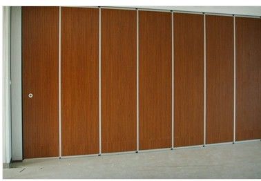 1200mm Lebar Sliding Acoustic Partition Walls Untuk Showrooms, Mufti - function Hall