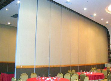 Customized Hotel Restaurant Sliding Partition Walls dengan Ceiling Rails