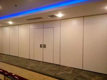 Fireproof Commercial Melamine Office Sliding Wall Partitions Perlindungan Lingkungan