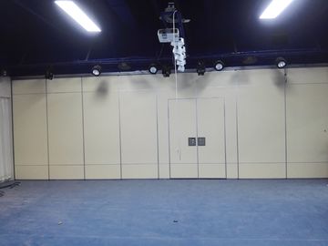 Interior Kayu Sound Proofing Acoustic Room Dividers / Folding Partition Wall