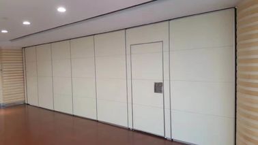 Kedap Suara Dinding Partisi Geser, Aluminium Track Melamine Hanging Room Dividers