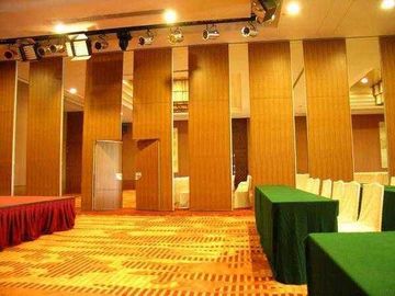 Conference Hall Sound Proof Partitions, Multi Color Sliding Folding Acoustic Room Dividers