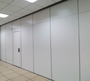 Kain Lembut Folding Door Dioperasikan Suara Bukti Partisi Panel Lebar 1230 mm
