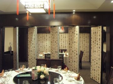 Melamine Surface Movable Banquet Hall Partisi Wall, Sliding Acoustic Room Dividers