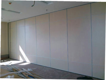 Kantor Furniture Bergerak Dinding Partisi Melamin Permukaan Profil Aluminium
