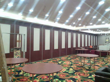 Bingkai Aluminium Dinding Partisi Bergerak Untuk Ruang Serba Guna dan Ruang Konferensi