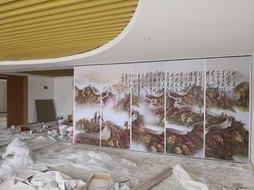 Ruang Perjamuan Kayu Acoustic Sliding Partition Walls / Movable Wall Panel