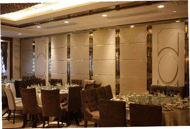 Profil aluminium Portabel Acoustic Room Dividers Untuk Conference Hall Panel Ketebalan 65mm