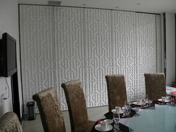 Ruang Konferensi Bergerak Dinding Partisi, Pintu Geser Roller Interior Sound Proof Wall Dividers