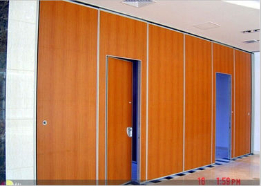 4 M Tinggi Kantor Sound Proof Movable Sliding Fleksibel Partition Wall Untuk Conference Room