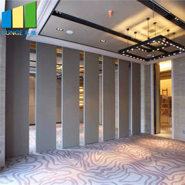 Aluminium Sound Barrier Walls Ruang Pernikahan Partisi Dinding Geser Pintu Lipat Untuk Hotel