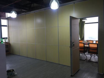 Disesuaikan Sliding Movable Disesuaikan Dinding Partisi 65 mm Untuk Kantor Dan Auditorium