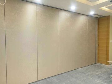Aluminium Acoustic Movable Partition Dinding / Function Room Sliding Folding Partition