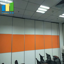 4 M Tinggi Kantor Sound Proof Movable Sliding Fleksibel Partition Wall Untuk Conference Room