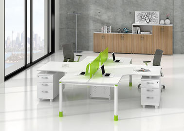 Rangka Baja Universal Workstation Furniture Meja Komputer Untuk 2 - 6 Orang