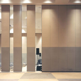 Kayu Akustik Sistem Partisi Kayu Lipat Dinding Untuk Ballroom Hotel