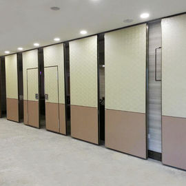 Aluminium Bingkai Dinding Partisi Bergerak Untuk Hotel Max 4 Meter Tinggi ODM OEM