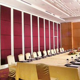 Melamin Board Folding Dinding Partisi Untuk Hotel Bintang Lima / Pembagi Ruang Geser Kedap Suara