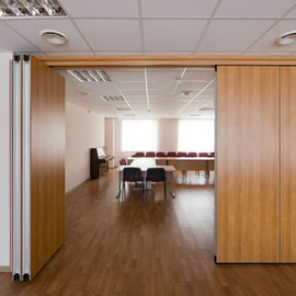 Komersial Digunakan No Floor Track Warna bergerak pilih 80 mm Kedap Suara Dinding Partisi Dinding Untuk Kantor