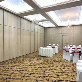 Hotel Dinning Hall Movable Panel Dioperasikan Dinding Partisi Untuk Ruang Pelatihan