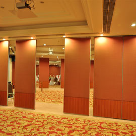 Pintu Bergerak Ruang Kelas 65mm Panel Partisi Dinding Untuk Pintu Auditorium yang Dapat Dilepas