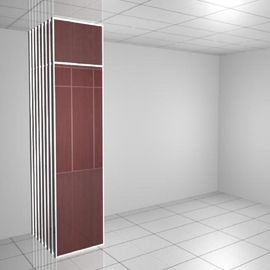 Bingkai Aluminium Pintu Geser Bergerak Lipat Partisi Dinding Untuk Kantor