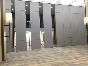 Sistem Penggantung Lantai Ke Langit-Langit Hotel Melipat Dinding Partisi Mdf Permukaan Melamin