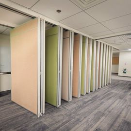 Perpustakaan Panel Movable School Sliding Folding Partition Walls 4000 MM