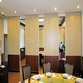 Geser Interior Bangunan Dinding Partisi Lipat Untuk Dekorasi Aula Perjamuan