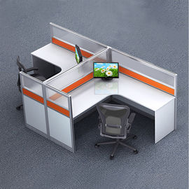Panel MFC Modular Office Furniture Workstation Partisi Kantor Meja Kubik