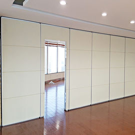 Melamin Finish Folding Partition Walls Untuk Banquet Hall / Ballroom