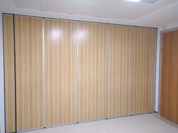 Aluminium Track Roller Melamin Movable Partition Walls Untuk Conference Room