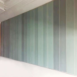Aluminium Frame Kulit Finish Dinding Partisi Bergerak Max Tinggi 18000mm