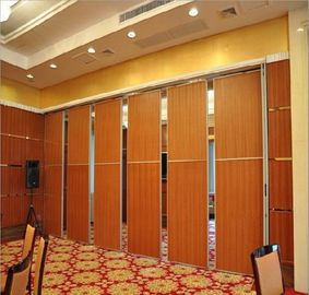 Sampel Partisi Dinding Bergerak MDF Lipat Pintu Interior Panel Bahan Sampel