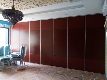 Multi Warna Permukaan Akustik Lipat Dinding Partisi Kantor Peredam Ruangan Kedap Suara