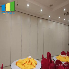 Paduan Aluminium Lipat Dinding Partisi Akustik Bergerak Untuk Restoran, Hotel, Ruang Perjamuan