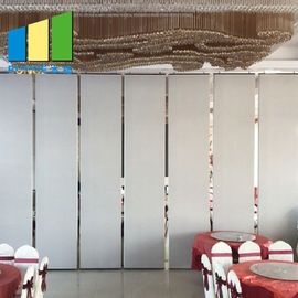 Kayu Sliding Room Acoustic Folding Lipat Partisi Walls Divider Layar