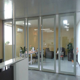 Dinding Partisi Kaca Geser Mobile Untuk Membagi Ruangan Untuk Kantor