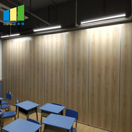 Perpustakaan Sekolah Partisi Layar Dinding Partisi Lipat Interior Untuk Ruang Rapat