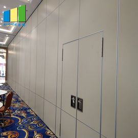 Aluminium Frame Restaurant Dinding Partisi Bergerak Dinding Akustik Dilipat