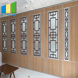 Dinding Partisi Akustik Pintu Lipat Aluminium Yang Dapat Digerakkan Untuk Ruang Konferensi